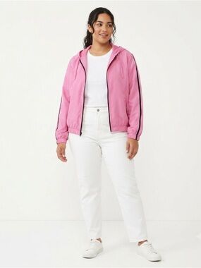 Three Hearts Vibrant Pink Mesh Jacket